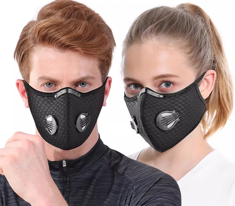 Dust Mask Construction - 사이클링 마스크 스포츠 세척 가능 필터
