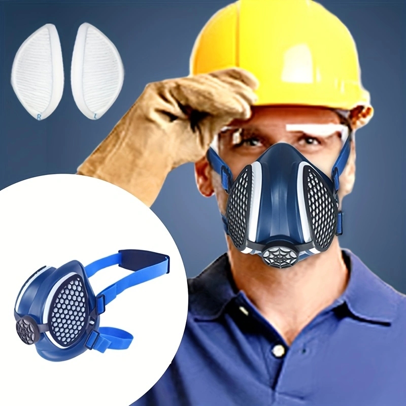 Respirator Half Face - 페인팅 먼지 작업을 위한 교체 및