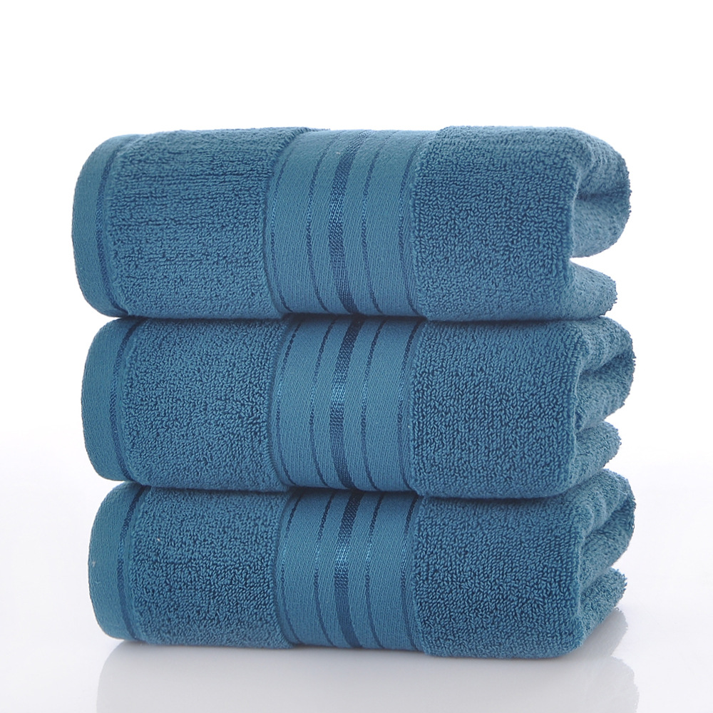 Cloth Face Mask Washable - 블루 코튼 욕실 타월 세트 -