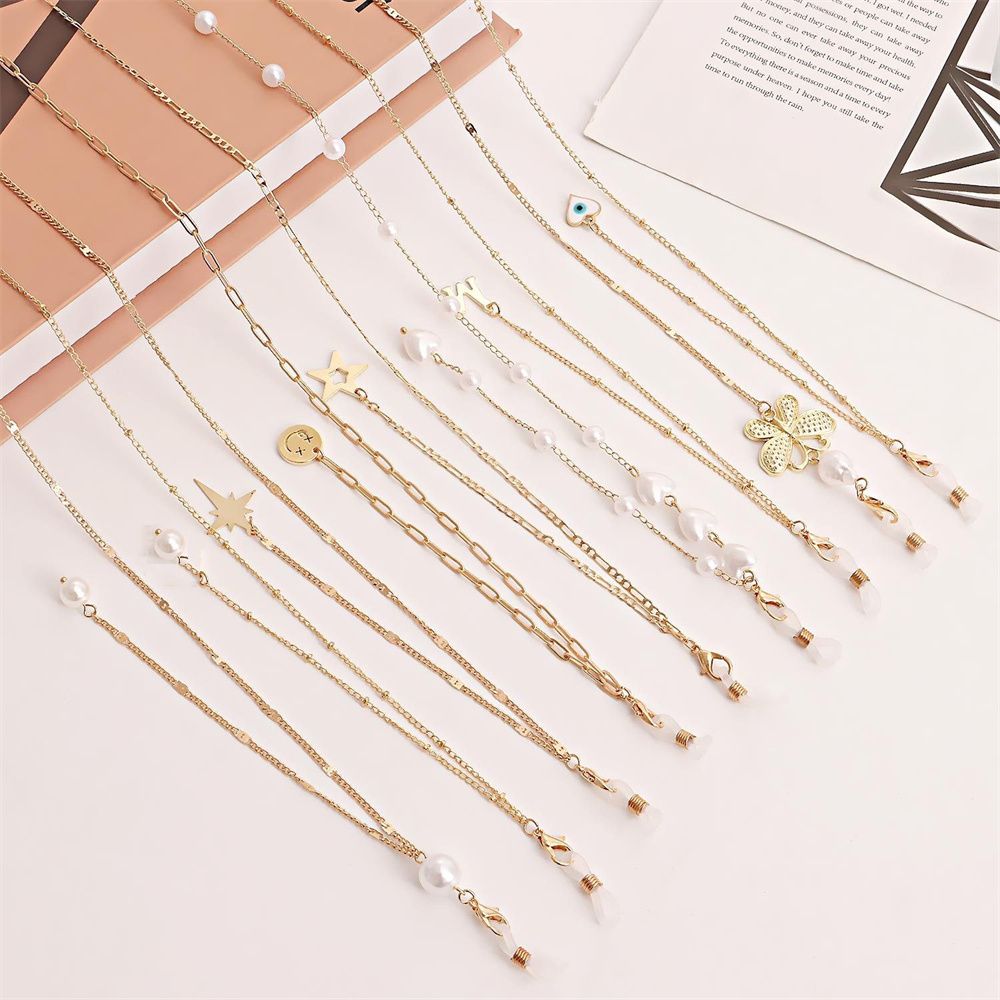 여성용 조절 가능 선글라스 목걸이 체인 안경 진주 체인 - Mask Lanyard Adjustable 리뷰 및 가격