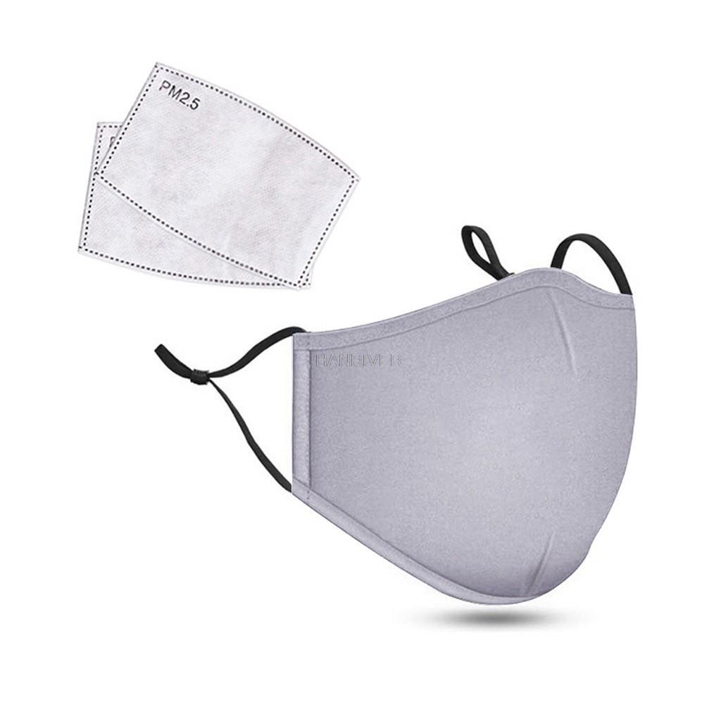 면 안면 마스크 PM2.5 활성탄 마스크 세척 및 재사 - Cloth Face Mask Washable 리뷰 및 가격