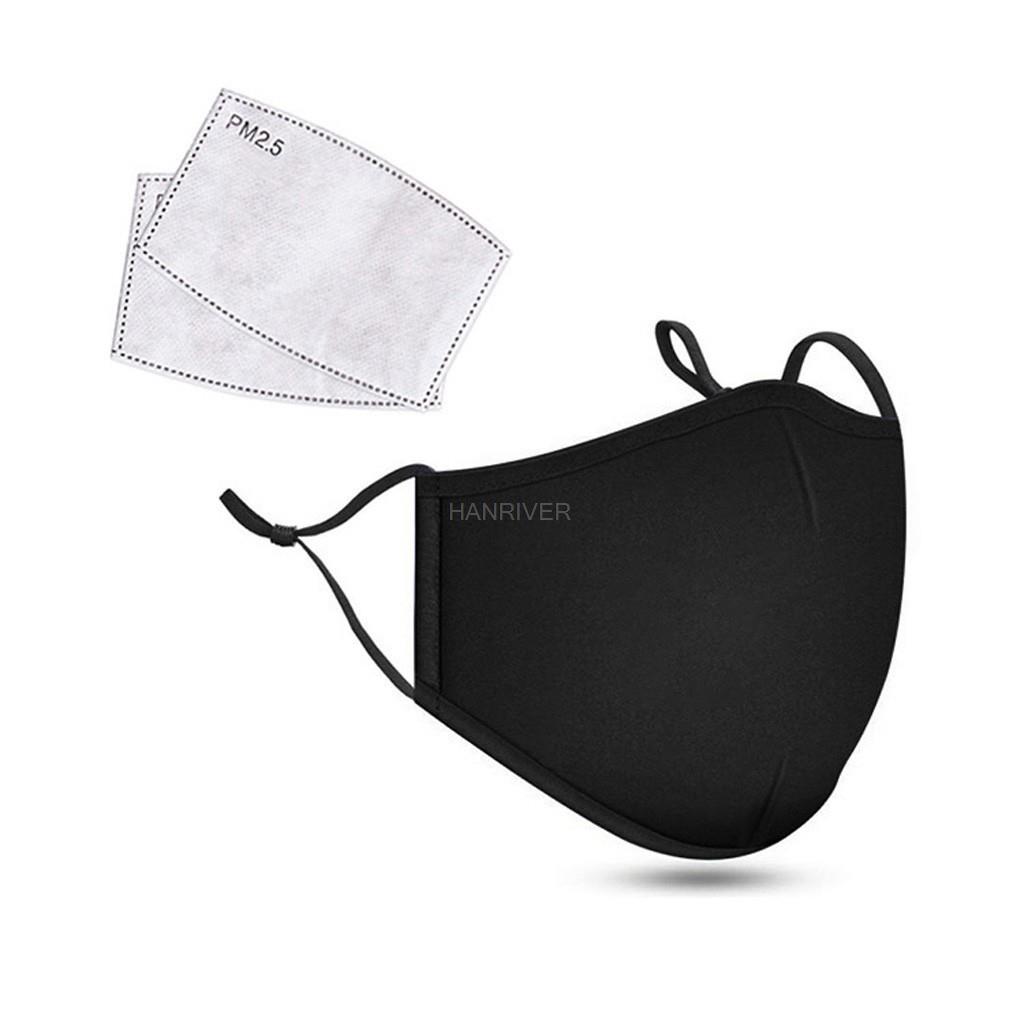 면 안면 마스크 PM2.5 활성탄 마스크 세척 및 재사 - Cloth Face Mask Washable 리뷰 및 가격