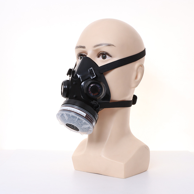새로운 하프 페이스 블랙 가스 마스크 호흡기 연마 용접 - Dust Mask Construction 리뷰 및 가격