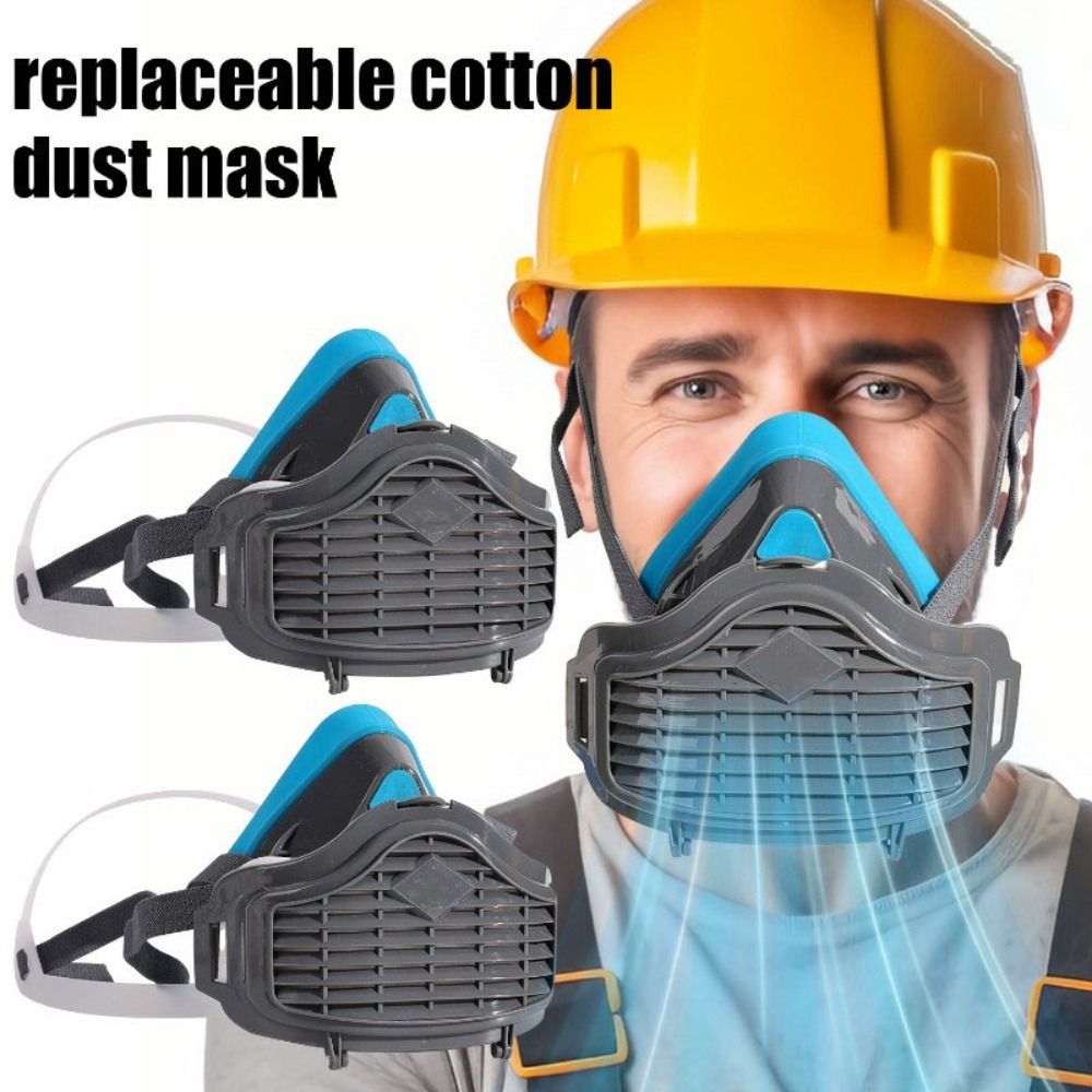 실리콘 방진 반면체 마스크 재사용 가능 교체형 필터 면 - Respirator Half Face 리뷰 및 가격