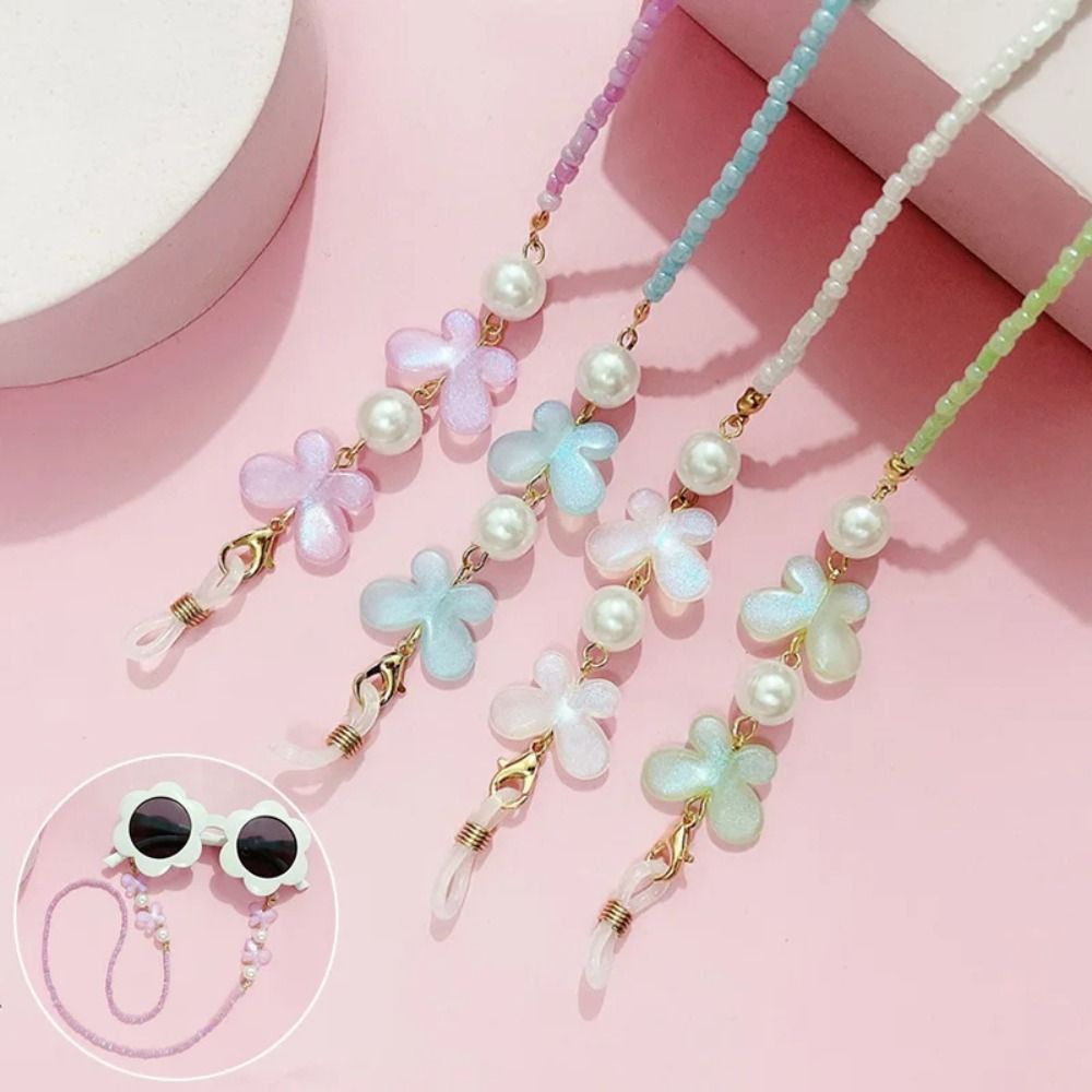 조절 가능한 선글라스 끈 다채로운 독서 안경 나비 진주 - Mask Lanyard Adjustable 리뷰 및 가격