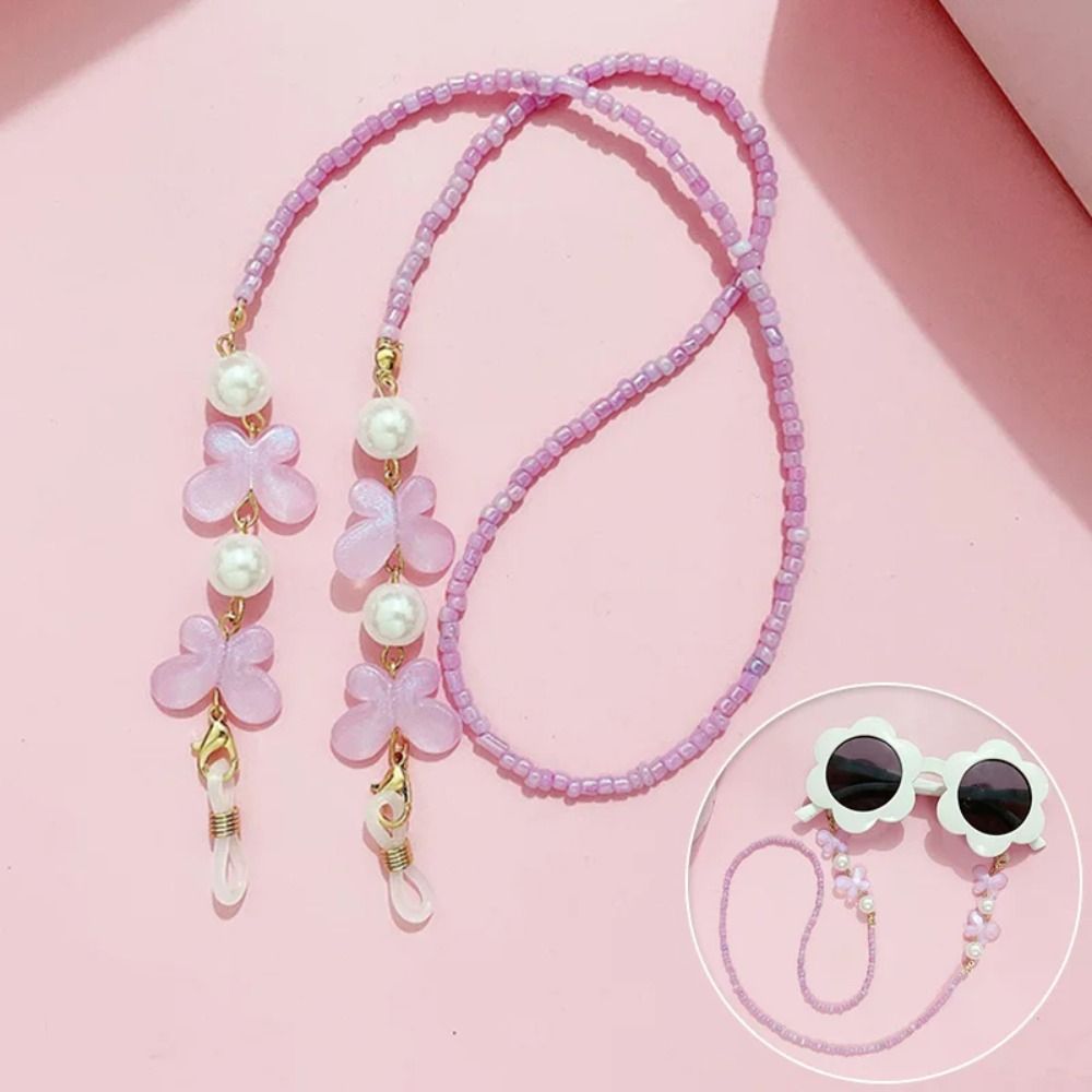 조절 가능한 선글라스 끈 다채로운 독서 안경 나비 진주 - Mask Lanyard Adjustable 리뷰 및 가격