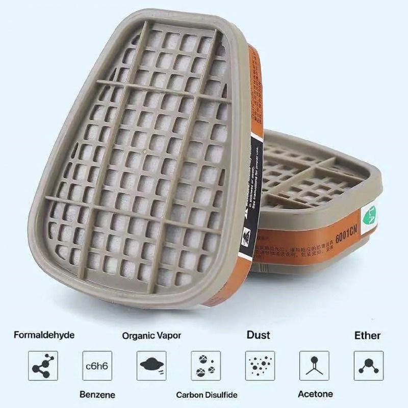 활성탄 6001 카트리지 5N11 면 필터 교체 부품  - Dust Mask Construction 리뷰 및 가격