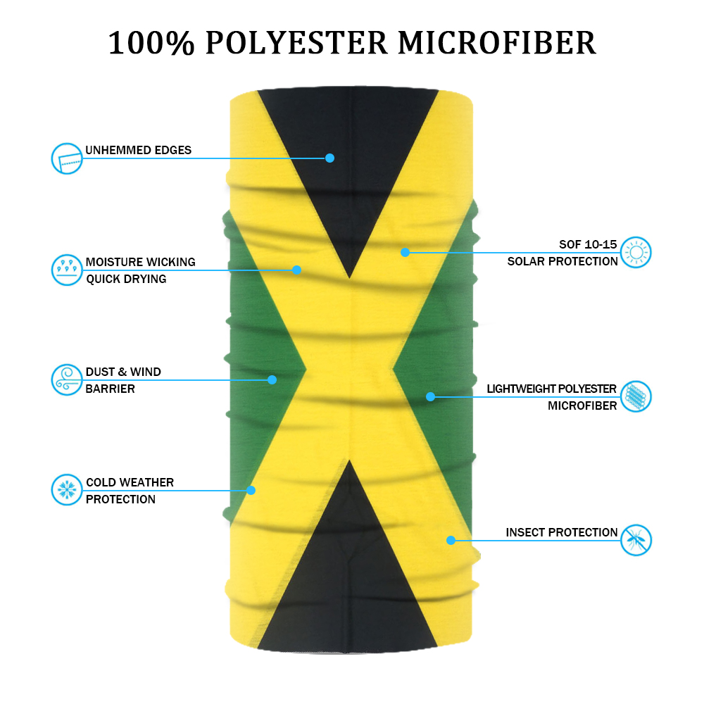 통기성 러닝 페이스 마스크 스카프 자메이카 플래그 반다 - Sports Mask Breathable 리뷰 및 가격