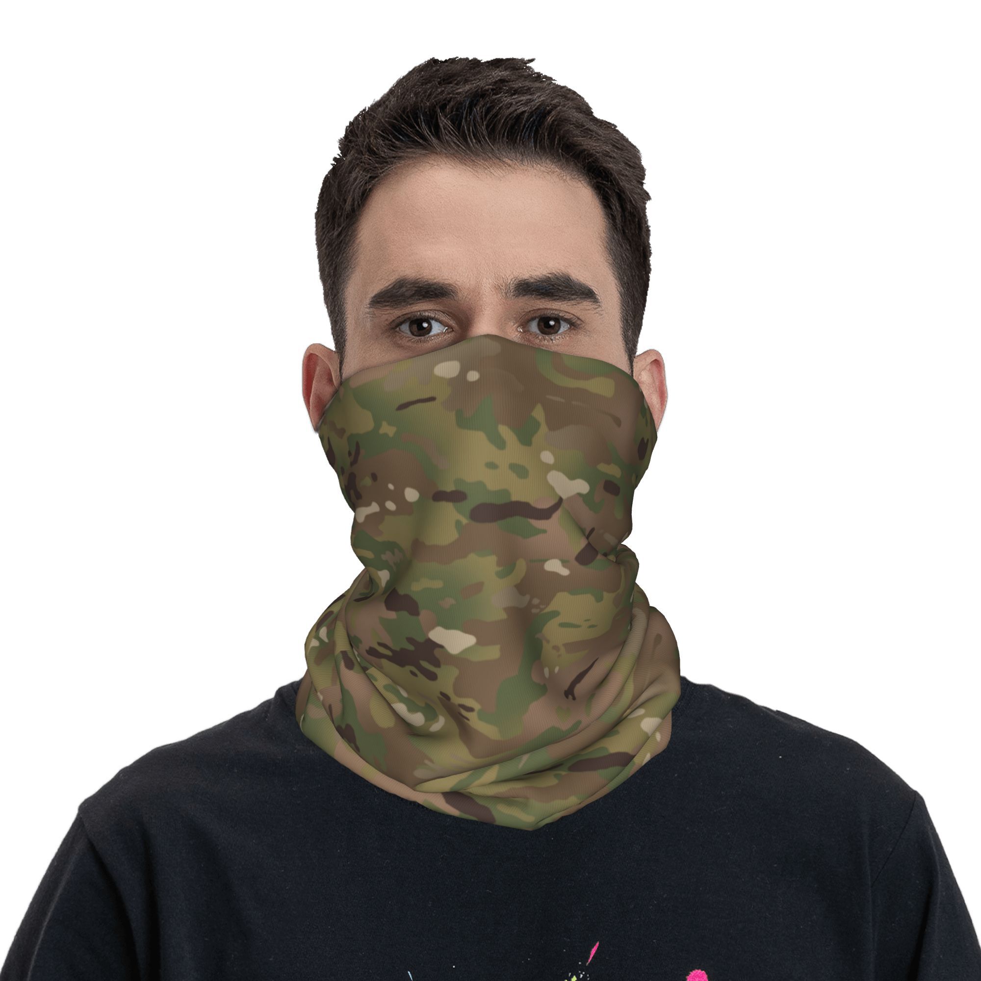 사용자 정의 군사 위장 패턴 두건 넥 워머 남성 여성  - Neck Gaiter Face Cover 리뷰 및 가격