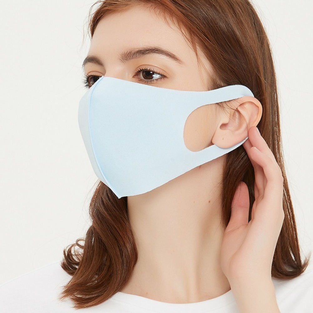새로운 통기성 아이스 실크 마스크 자외선 차단 세탁 가 - Kids Face Mask 리뷰 및 가격