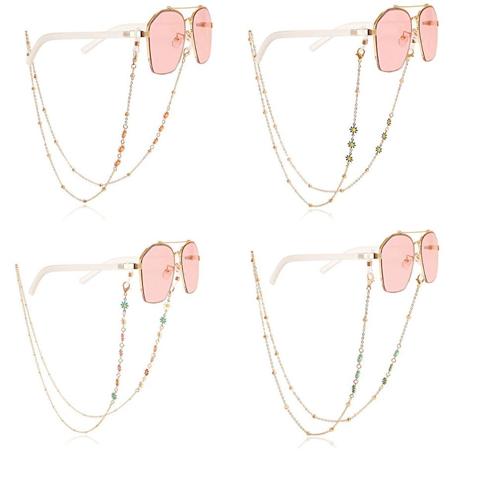 조정 가능한 패션 간단한 귀여운 장식 다채로운 꽃 안경 - Mask Lanyard Adjustable 리뷰 및 가격